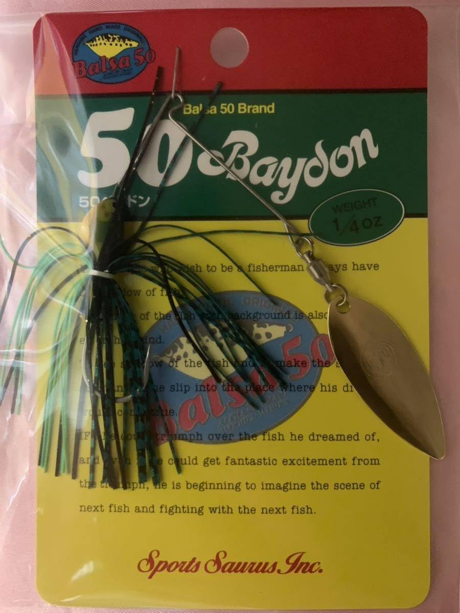 Balsa 50 バルサ50 ベイドン スピナーベイト 新品未開封　6袋 Amazon.co.jp: ザウルス バルサ50 ベイドン スピナーベイト 1/4oz